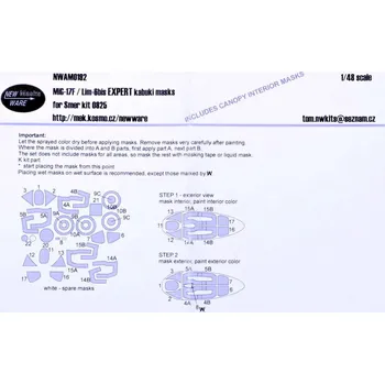 Plastikový model 1/48 Mask MiG-17F / Lim-6bis EXPERT (SMER 0825)