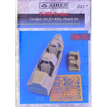 Plastikový model 1/32 T-28B Trojan cockpit set (KITTYH)