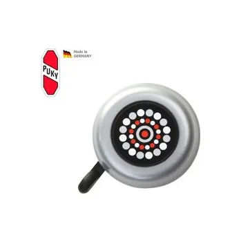 Zvonek na kolo Zvoneček G16 pro tříkolky Puky šedý