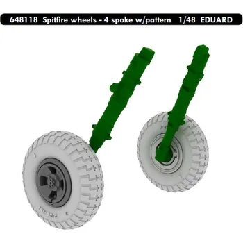 Plastikový model BRASSIN 1/48 Spitfire wheels 4 sp. w/pattern (EDU)