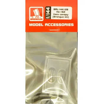 Plastikový model 1/144 He-162 vacu canopy (BRENGUN)