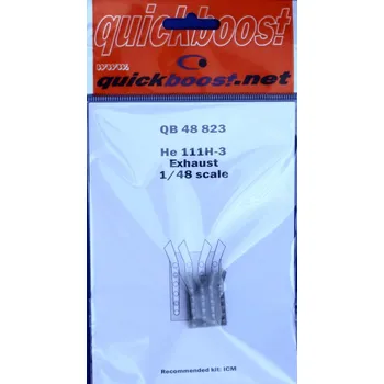 Plastikový model 1/48 He 111H-3 exhaust (ICM)