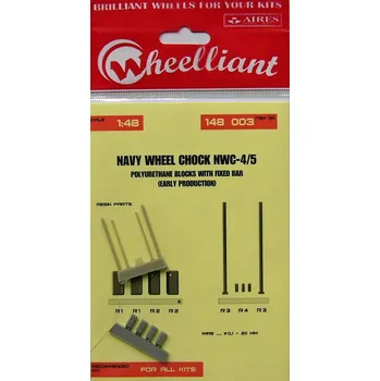 Plastikový model 1/48 US NAVY PUR wheel chock NWC-4/5 - early