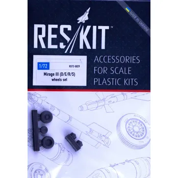 Plastikový model 1/72 Dassault Mirage III (D/E/R/S) wheels set (RV)