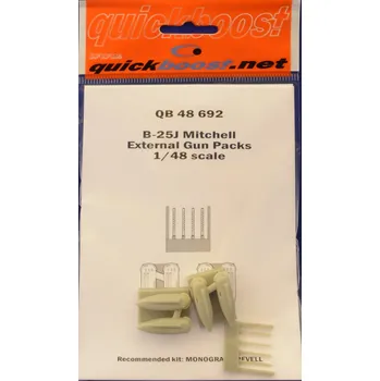 Plastikový model 1/48 B-25J Mitchell external gun packs (MONO/REV)
