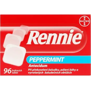 Lék proti pálení žáhy Rennie Žvýkací tablety 96 tbl.