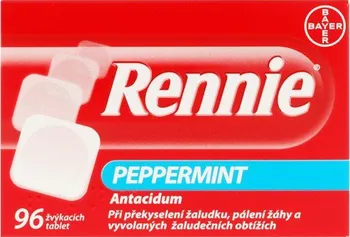 Lék proti pálení žáhy Rennie Žvýkací tablety 96 tbl.