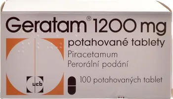Lék na neurologické potíže Geratam 1200 mg