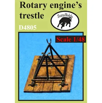 Plastikový model 1/48 Rotary engine's trestle (resin set)