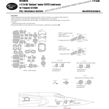 Plastikový model 1/72 Mask Tu-160 'Blackjack' bomber EXPERT (TRUMP)