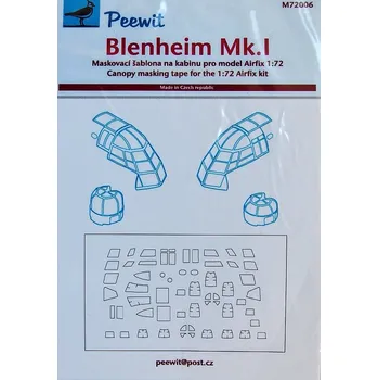 Plastikový model 1/72 Canopy mask Blenheim Mk.I (AIRFIX)