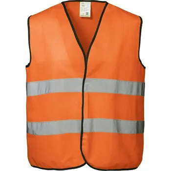 Cyklistická vesta AB reflex Reflexní bezpečnostní vesta oranžová - XXL