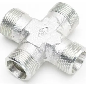 Hydraulický filtr X H 10-S/ZN (KS10S) GATES FITTINGS spojka křížová pro hydrauliku, bez matice, bez NBR kroužku