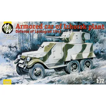 Plastikový model 1/72 Armored Car of Izhorsk plant 1941 (ZIS-6)