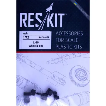 Plastikový model 1/72 L-29 wheels set (AMK,BILEK)