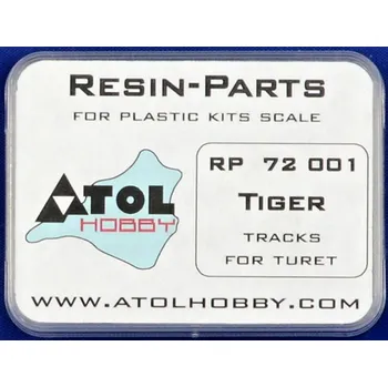 Plastikový model 1/72 Tiger - tracks for turet (resin set)
