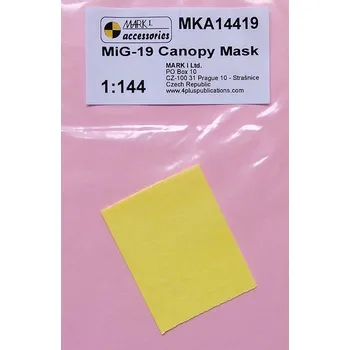Plastikový model 1/144 MiG-19 Canopy Mask