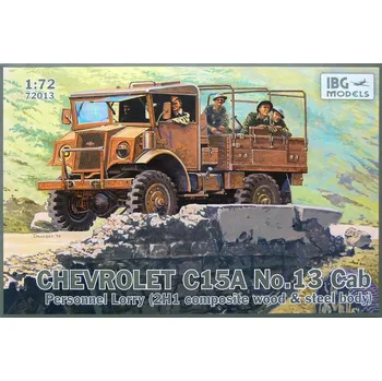 Plastikový model 1/72 Chevrolet C15A No.Cab 13 Personnel Lorry