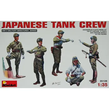 Plastikový model 1/35 Japanese Tank Crew (5 fig.)