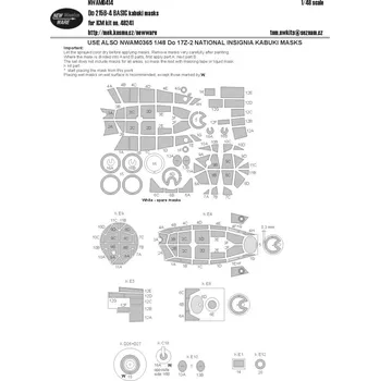Plastikový model 1/48 Mask Dornier Do 215B-4 BASIC (ICM 48241)