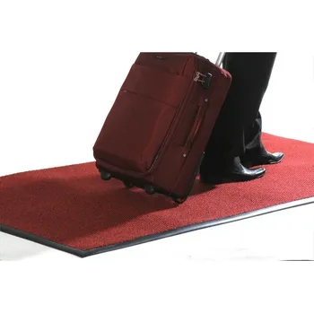 Rohožka Červená textilní zátěžová vstupní rohož Perla - délka 300 cm, šířka 120 cm, výška 1,2 cm - 20000296