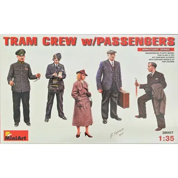 Plastikový model 1/35 Tram Crew w/ Passengers (5 fig.)