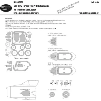 Plastikový model 1/48 Mask MiG-19PM Farmer E EXPERT (TRUMP 02804)