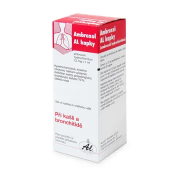 Lék na kašel, rýmu a nachlazení Ambroxol AL 100 ml