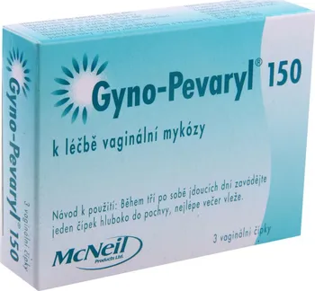 Lék na ženské potíže Gyno-Pevaryl 150 SUP 3 x 150 mg