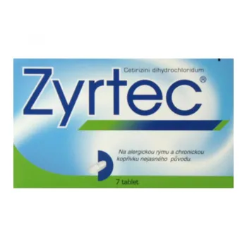 Lék na alergii Zyrtec 10 mg