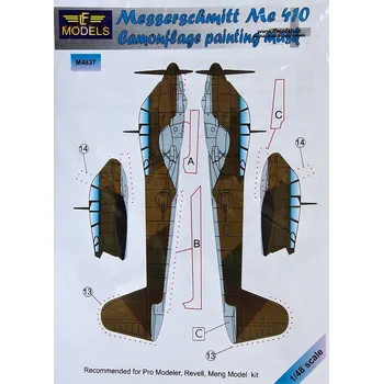 Plastikový model 1/48 Mask Messerschmitt Me 410 (REV/MENG)
