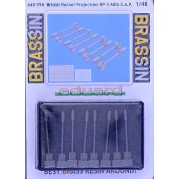 Plastikový model BRASSIN 1/48 Brit.Rocket Projectiles RP-3 60lb S.A