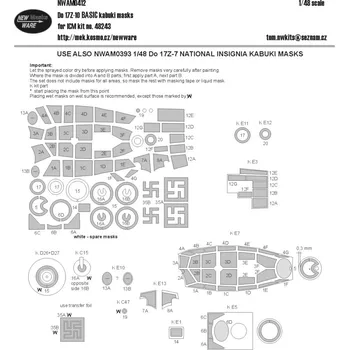 Plastikový model 1/48 Mask Dornier Do 17Z-10 BASIC (ICM 48243)