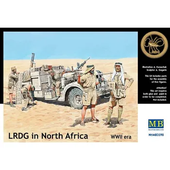 Plastikový model 1/35 LRDG in North Africa WWII (5 fig.)