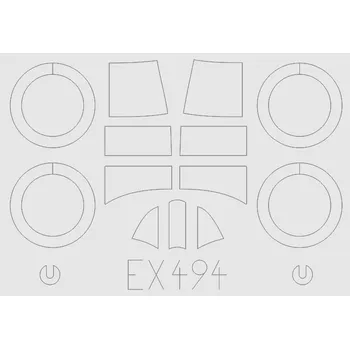 Plastikový model Mask 1/48 Gladiator Mk.I (MERIT)