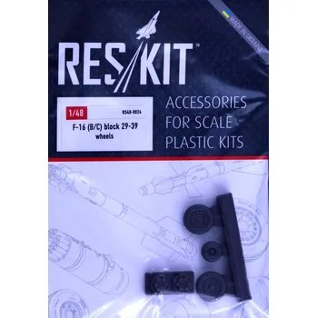 Plastikový model 1/48 F-16 (B/C) block 29-39 Fighting Falcon wheels