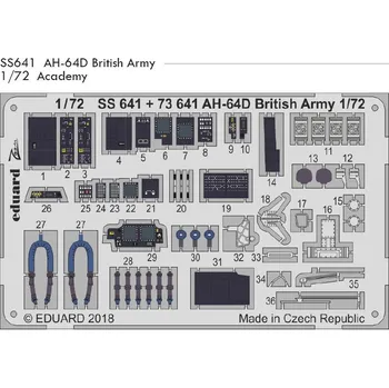Plastikový model 1/72 AH-64D British Army (ACAD)