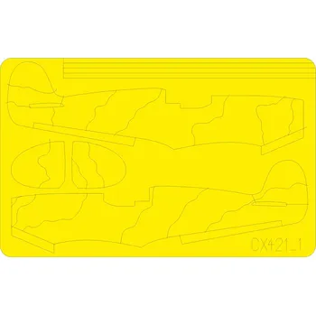 Plastikový model Mask 1/72 Spitfire camo scheme A