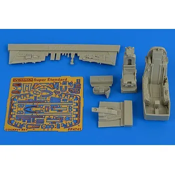Plastikový model Aires 1/48 Super Etendart SUE cockpit set