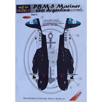 Plastikový model 1/72 Decals PBM-5 Mariner over Argentina (REV) II.