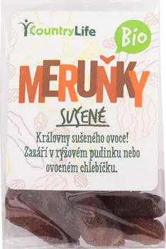 Sušené ovoce Country Life Meruňky sušené Bio 100 g