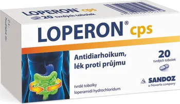 Lék na průjem Loperon 2 mg