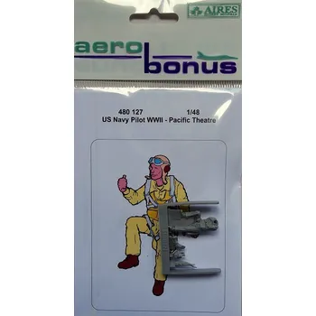 Plastikový model 1/48 US Navy Pilot WWII - Pacific Theatre (1 fig.)