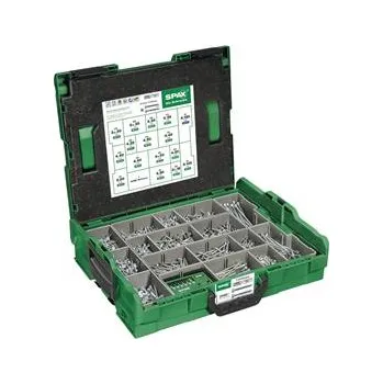 Vrut SPAX montážní kufr T-STAR plus Wirox stříbrný ( 2.446ks )