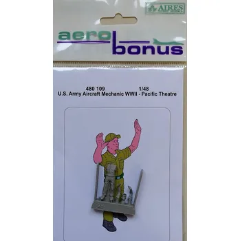 Plastikový model 1/48 US Army aircr.mechanic WWII Pacific theatre 3