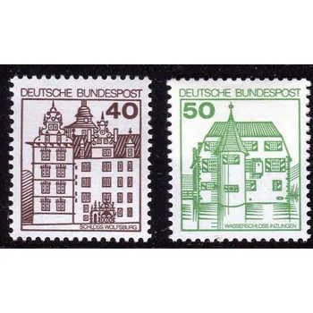 Poštovní známka (1980) MiNr. 1037 - 1038 ** - Německo - Hrady a paláce (IV)