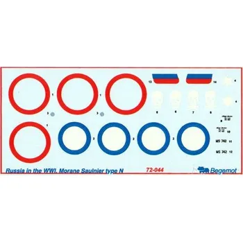 Plastikový model 1/72 Morane Saulnier type N in WWI