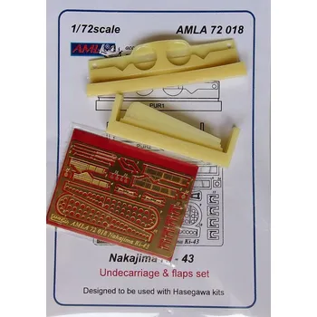Plastikový model 1/72 Nakajima Ki-43 Undercarriage&flaps set (HAS)