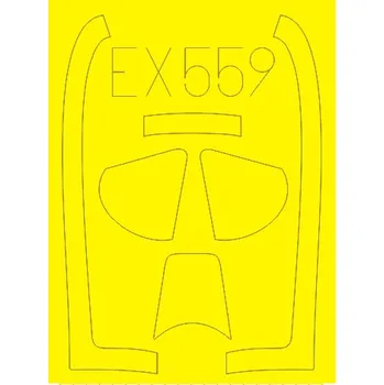 Plastikový model Mask 1/48 P-51D (MENG)