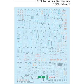 Plastikový model Decals 1/72 MiG-21MF stencils (EDU)